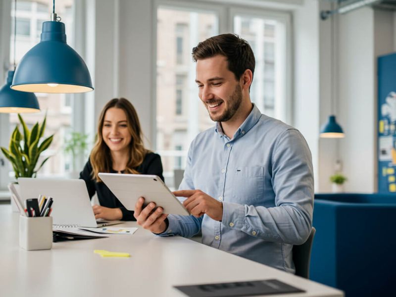 Uma empresa de soluções em tecnologia móvel